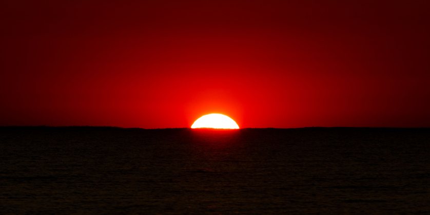 Sunset on Mille Lacs Lake, Minnesota